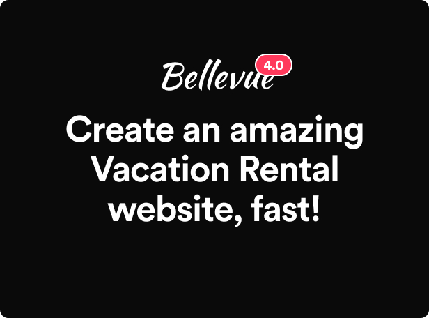 Create an amazing Vacation Rental website, fast!