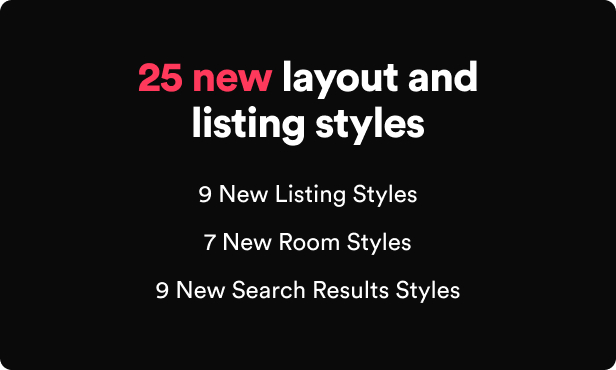 25 new layout and listing styles