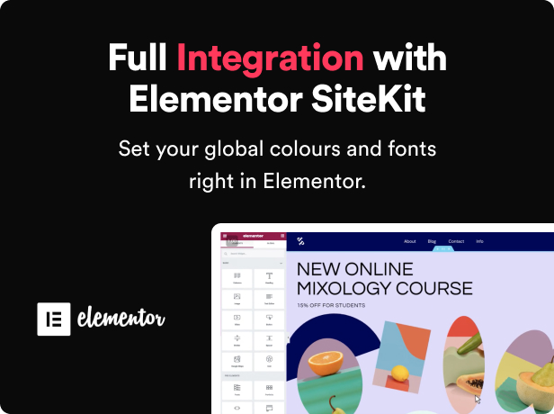 Full Integration with Elementor SiteKit